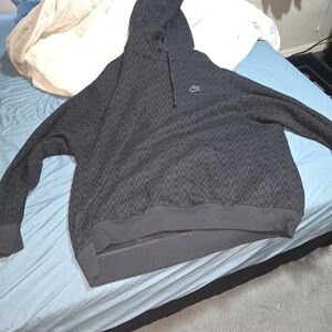 Mens Nike Gray Hoodie Brand New No Tags Size XXL Very Warm